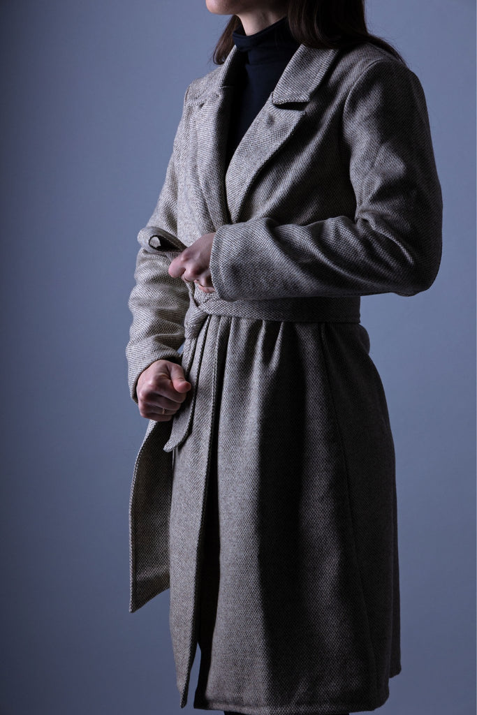 Petite Belted Wool Coat - Piccoli